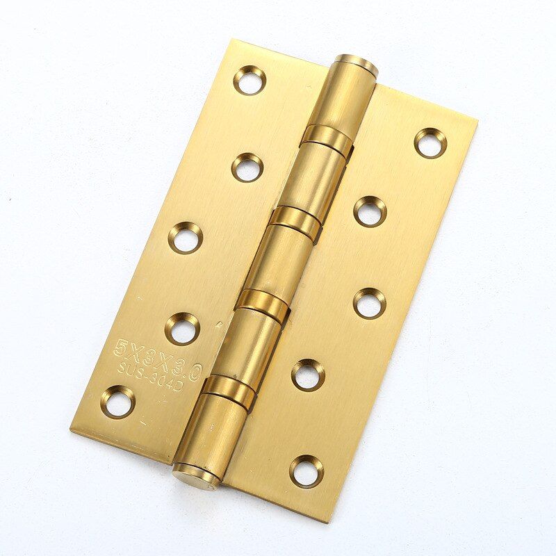5 Inches Stainless Steel Door Hinges Swing Thick Bearing Type Hinge With Soft Close Ball Bearing