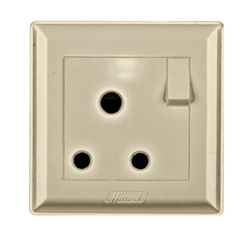 Switched Socket, Advanced, 15 A, 250 V Ac, 1 Gang, Gold|| HWDA15SSG