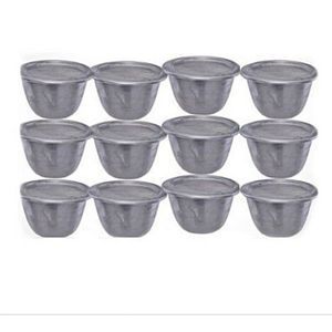 12 Pieces Of Aluminum Moi Moi Plate