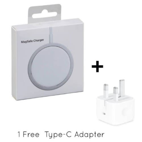 Magsafe Wireless iPhone Charger 11/12/pro Max Type-c Adapter +iPhone Head Original