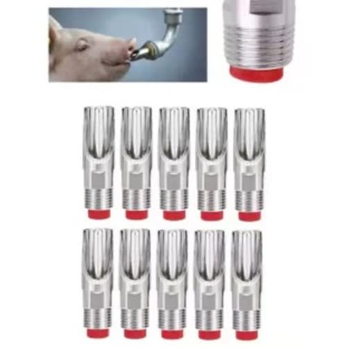 Pig Nipple Drinker - 10 Pcs