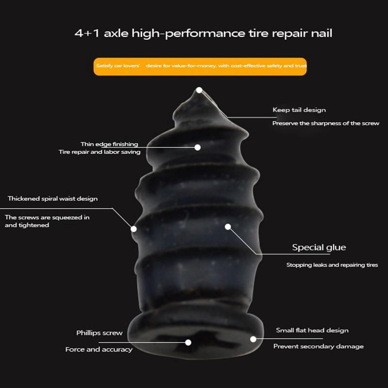 20 Pcs Vacuum Tyre Repair Nail for Motorcycle Tubeless Tyre