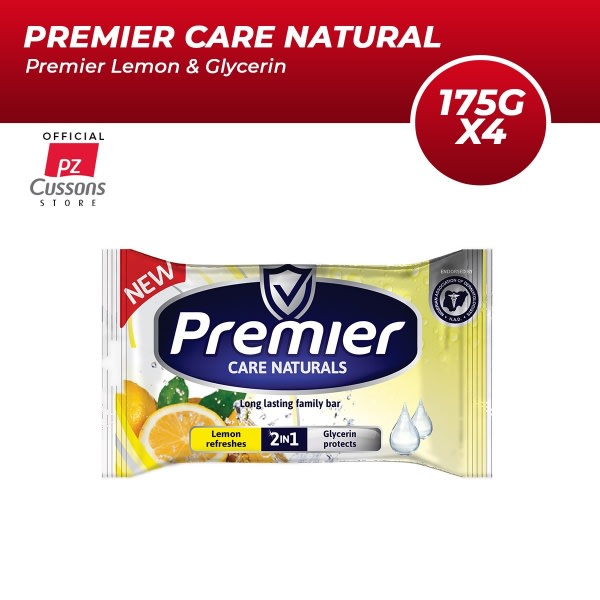 Lemon & Glycerin Bathing Bar Soap - 175g x 4