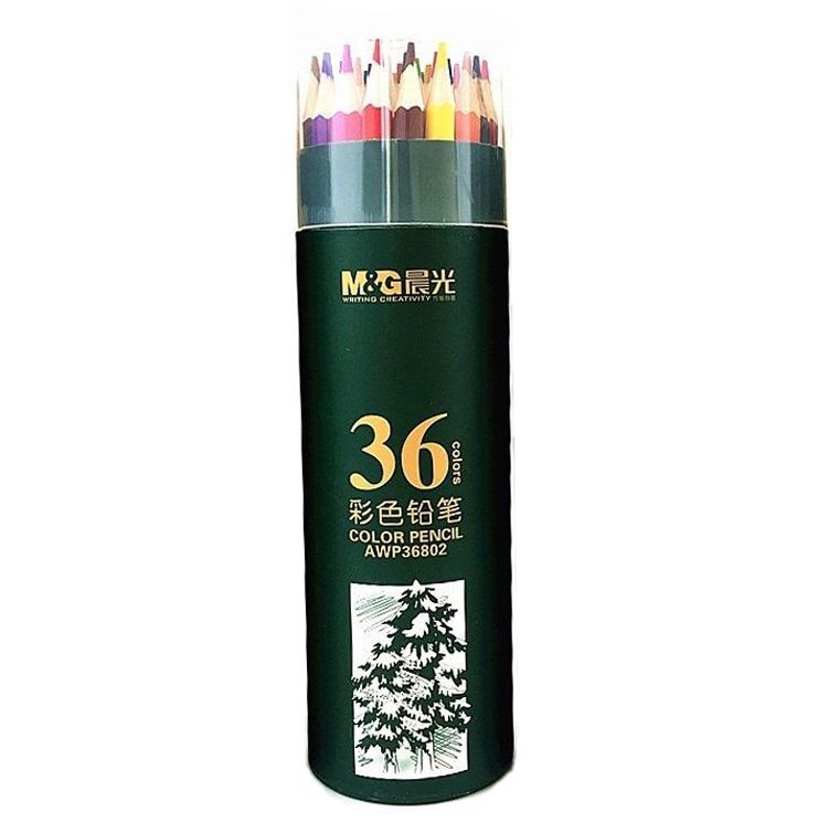 M&G Color Pencil 36 Colors BUCKET Stationery