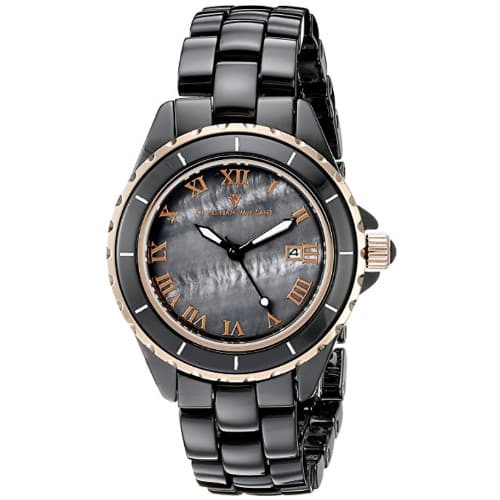 Women's Cv9416 Analog Display Ceramic Watch - Black