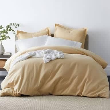 Reversible Plain Duvet Cover