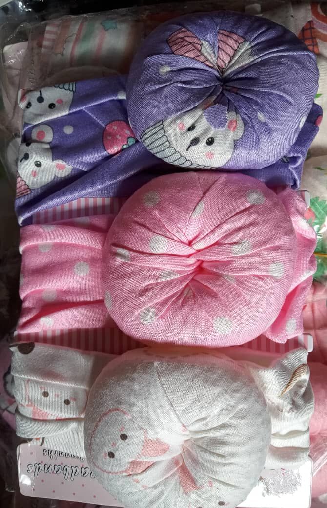 3pcs X1 -Beautiful Designers Baby Girls Hair Bands With Bows