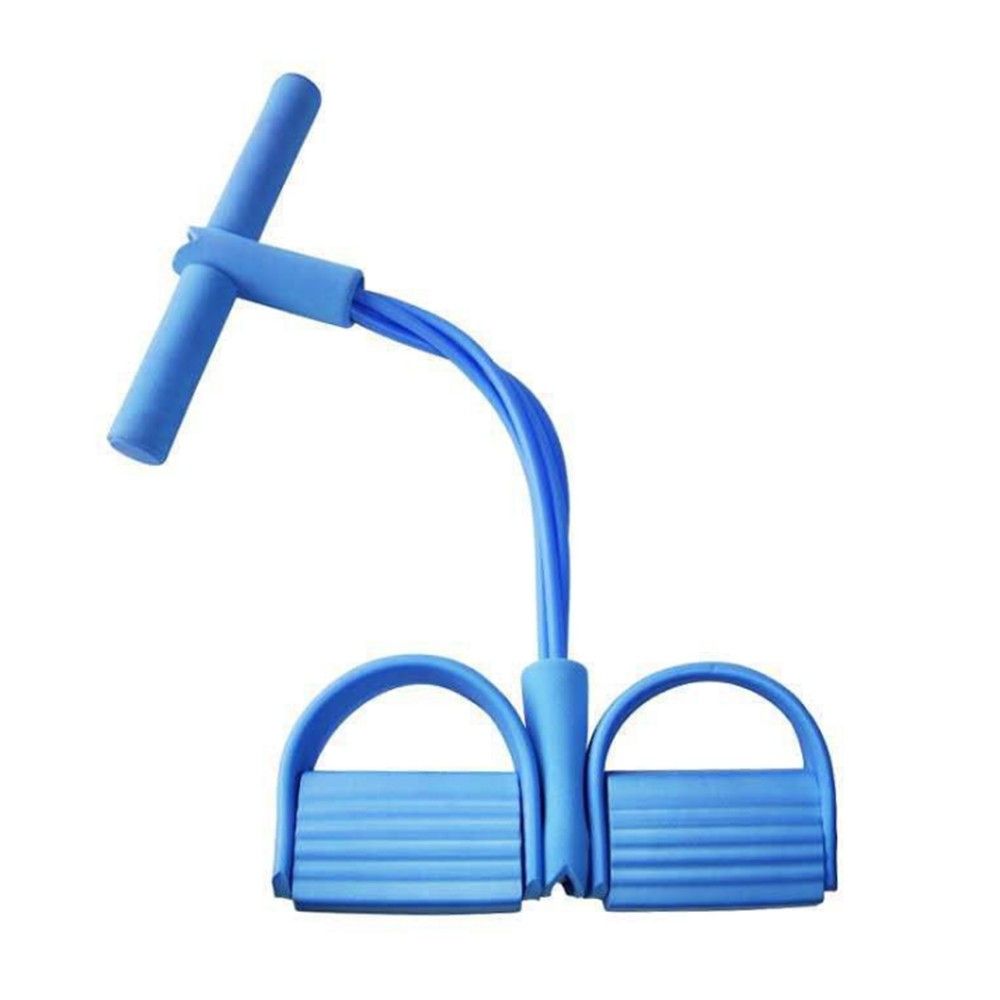 Workout Fitness Equipment With 4 Tubes Foot Pedal Elastic