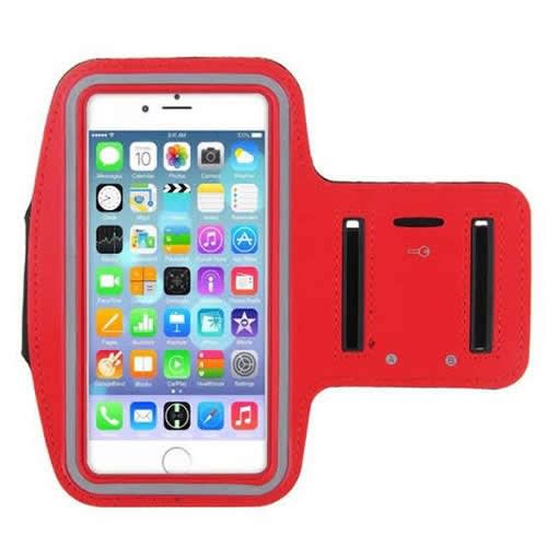 Water Proof Phone Pouch Armband 4.5-5.9 Screen Size Red