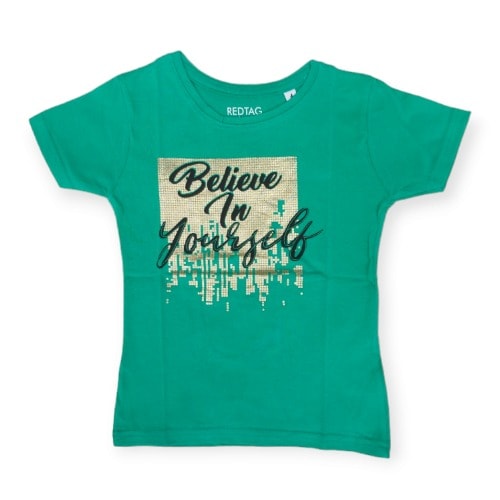 Believe In Yourself Girl Top - Green