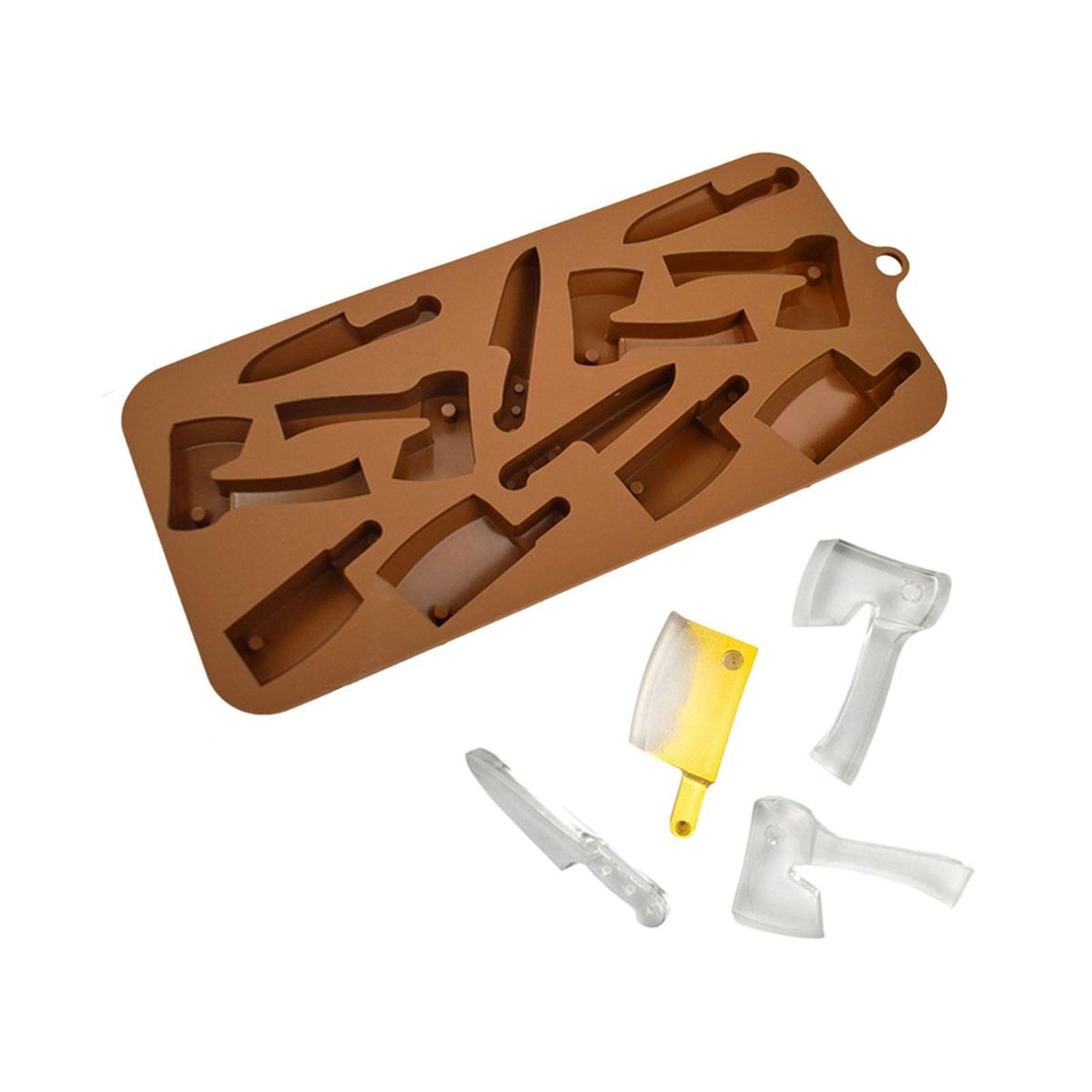 Non-stick Silicone Mold Silicone Halloween Pumpkin Ghost Chocolate C