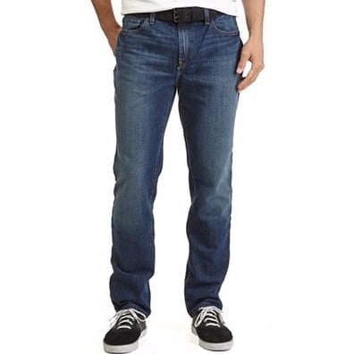 Men's Genuine Straight-cut Jeans - Blue