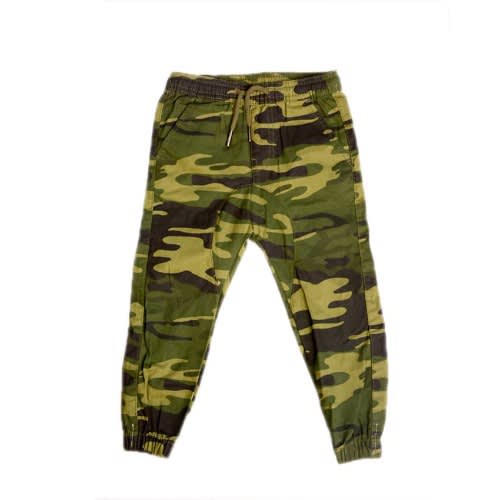 Free Planet Boys Carrot Joggers Camouflage Pant - Green
