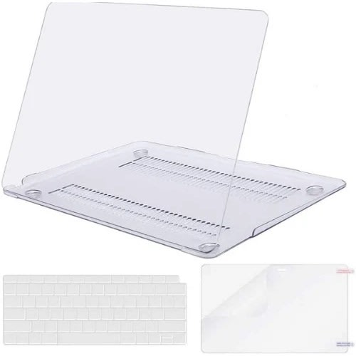 Transparent Shockproof Full Case For MacBook Air 13.3 2015/2017 - A1466/a1369 - 3 In 1