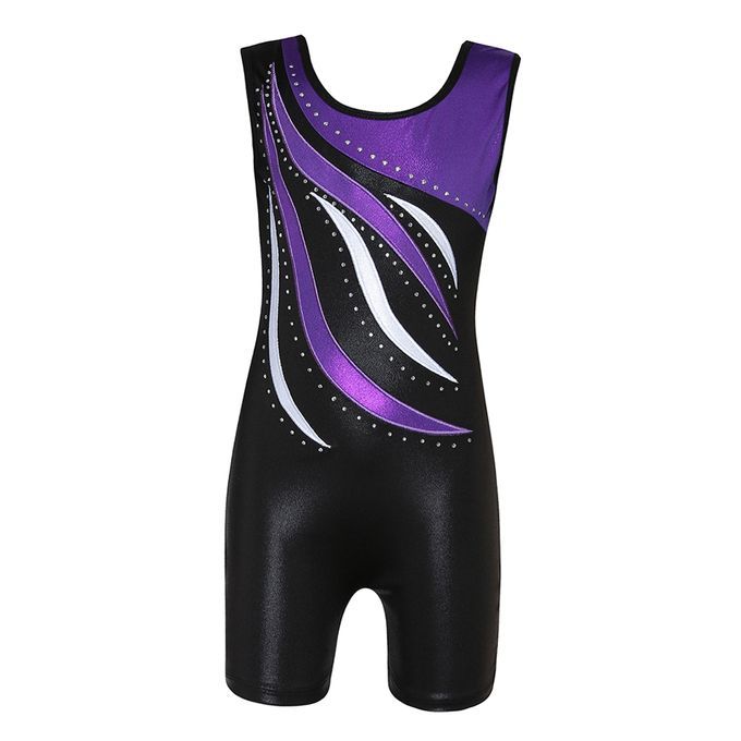 Girls Ballet Dance Gymnastics Leotards Tank Boy 11-12 Years Purple