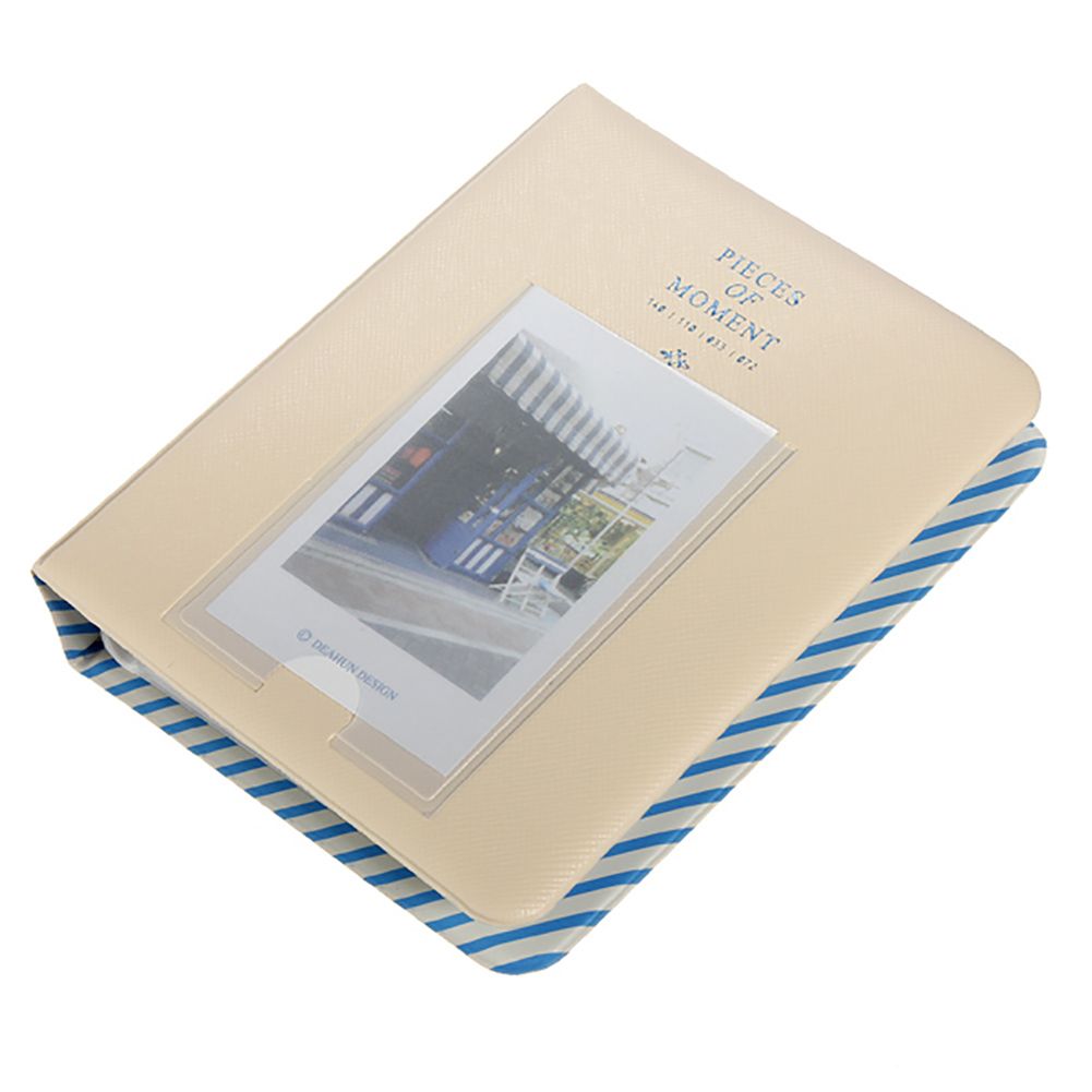 64 Pockets Insert Type Memorial Photo Album For-Beige