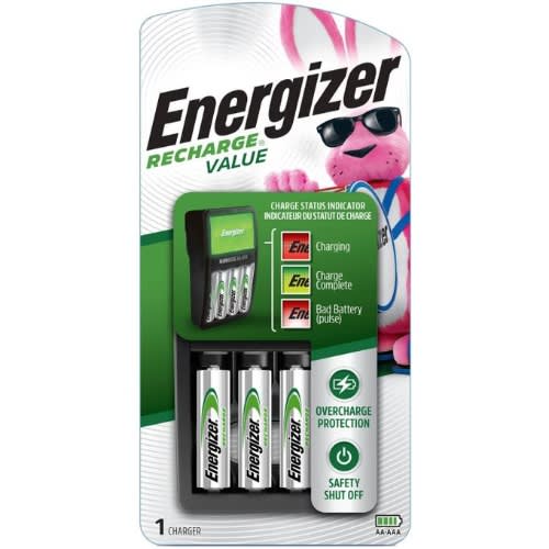 Recharge Value Charger For Rechargeable Aa And Aaa Batteries