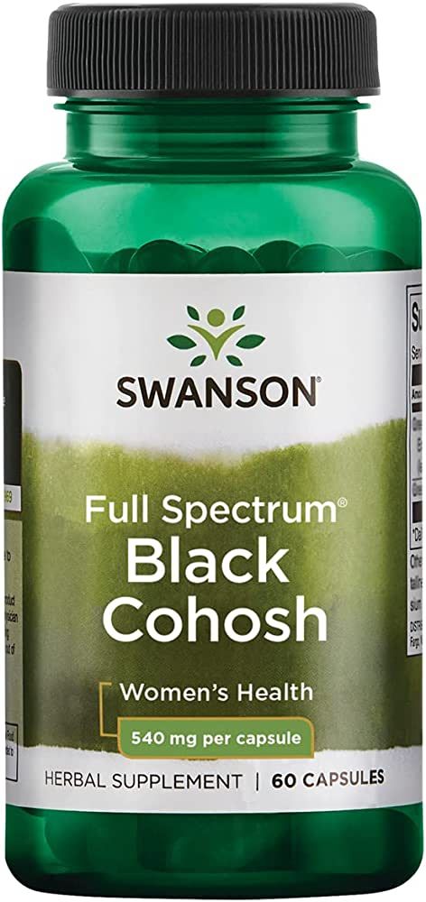 Black Cohosh 540mg, 60 Capsules - Women's Health