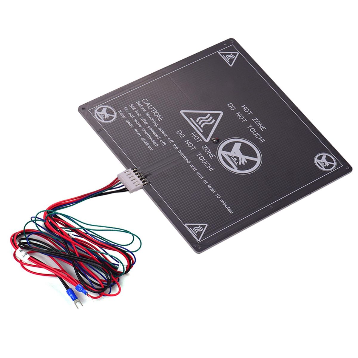 Anet 3D Printer Hot Bed Base Plate Heating Platform Heatbed Aluminum Plate Size 220 * 220 * 3mm with Cable Hot-bed Wire for Anet A8 A6 A2 TRONXY P802M 3D Printer Upgrade Suppliers 12V(1pcs)