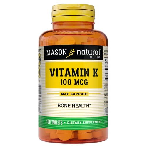 Vitamin K, 100 Mcg 100 Tablets