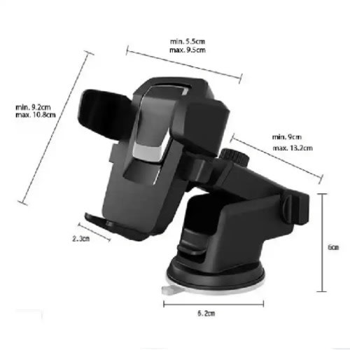 Car Retractable Mobile Phone Silicone Sucker Mount Stand Holder