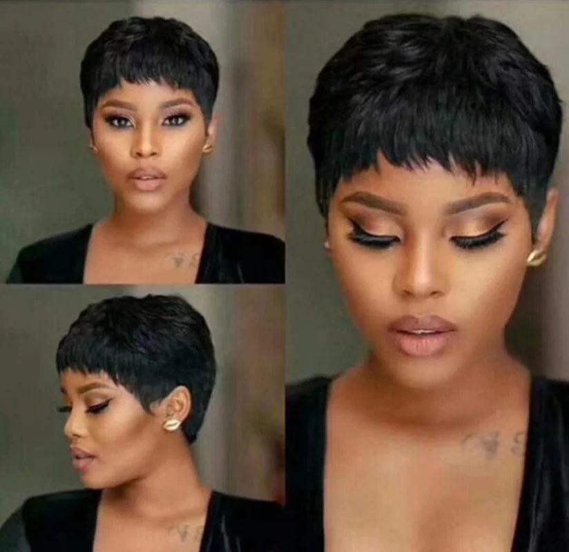 Hair Wig Soft & Short Hair For Ladies - Natural Colour