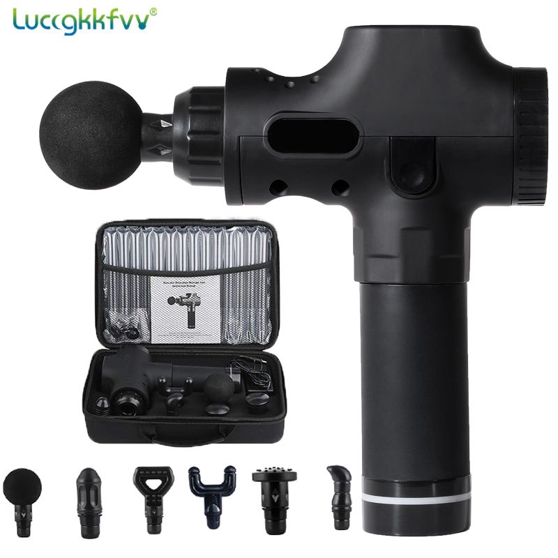 30 Speed Massage Gun Theragun Professional Deep Tissue Muscle Massager Pain Relief Body Relaxation Faciaun Fitness-Massage Gun Pro B