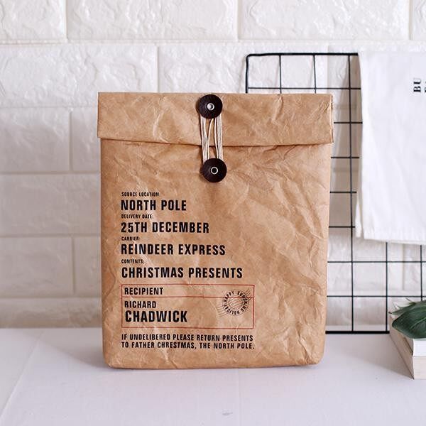 Kitchen Reusable Box Sack Durable Insulated Portable Dupont Paper Bag Brown Paper Lunch Bag Heat Preservation Picnic Container #brown Pretty Things