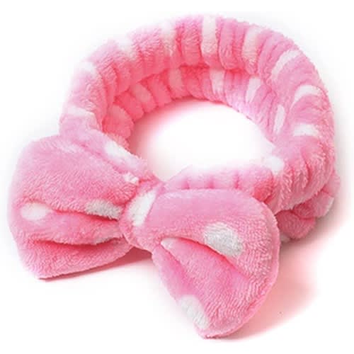 Coral Fleece Soft Headband - Pink