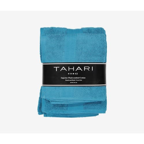 Hand And Bath Towel Set - Blue
