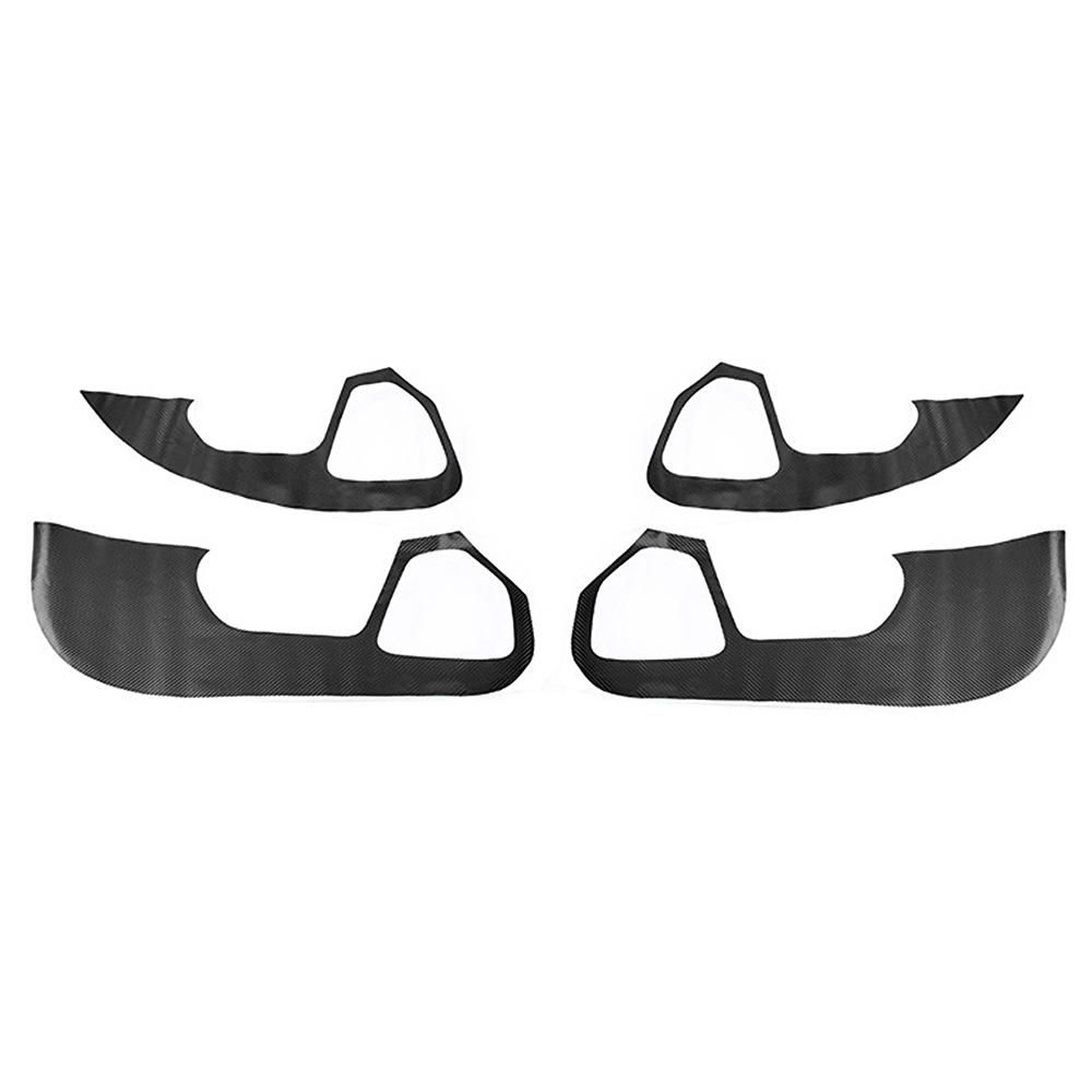 Car Inner Door Anti-Kick Pad Protection Side Edge ,Carbon