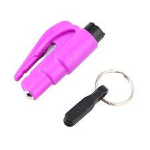 Multi-Function Emergency Keychain Car Escape Tool- Purple