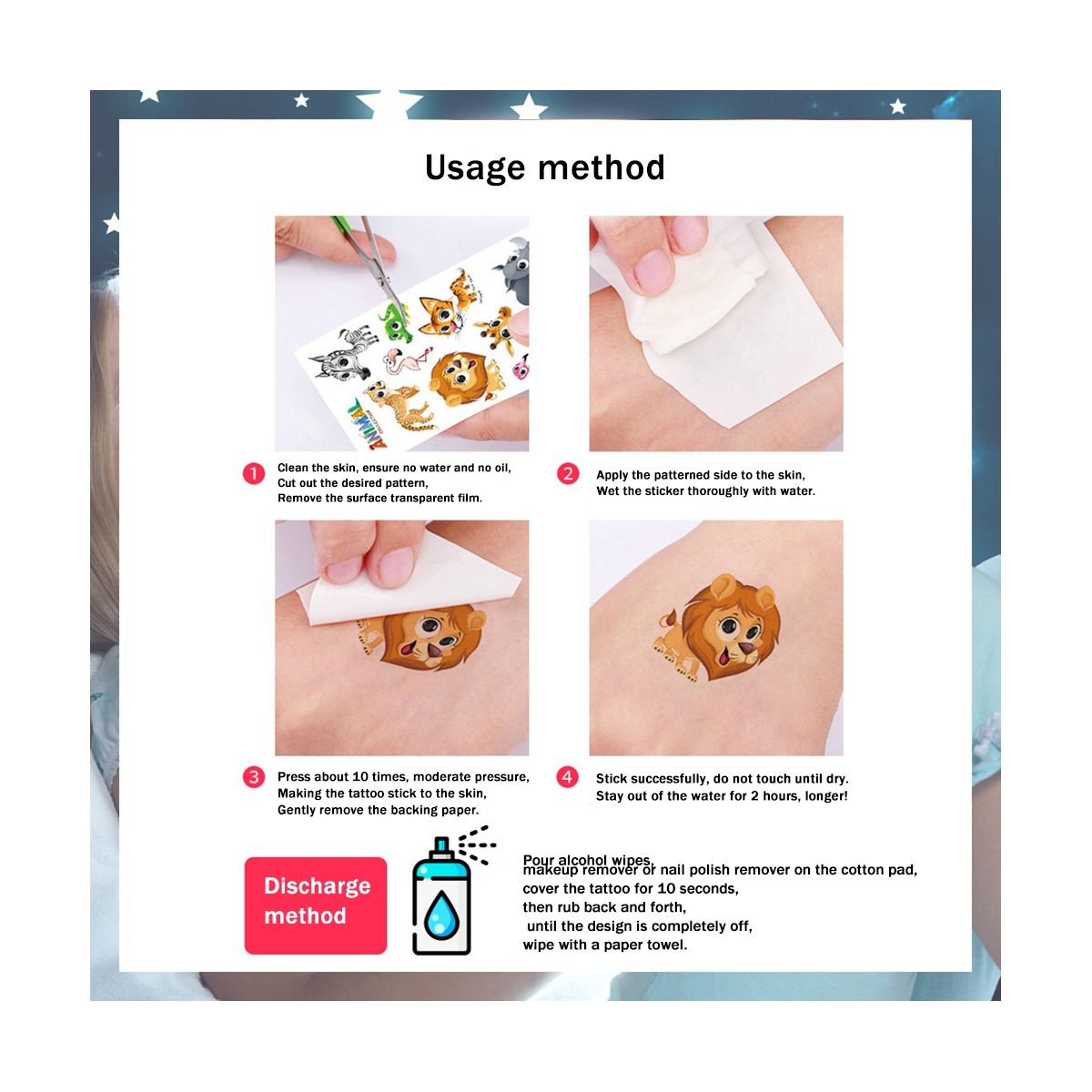 20 Sheet 'S Day Temporary Tattoo Valentines Heart Tattoo Sticker Boy Girls Gift 'S Day