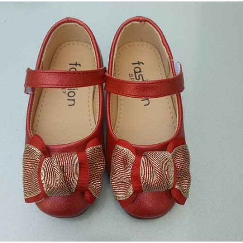 Toddler Girl  Shiny Dress Shoes  - Red