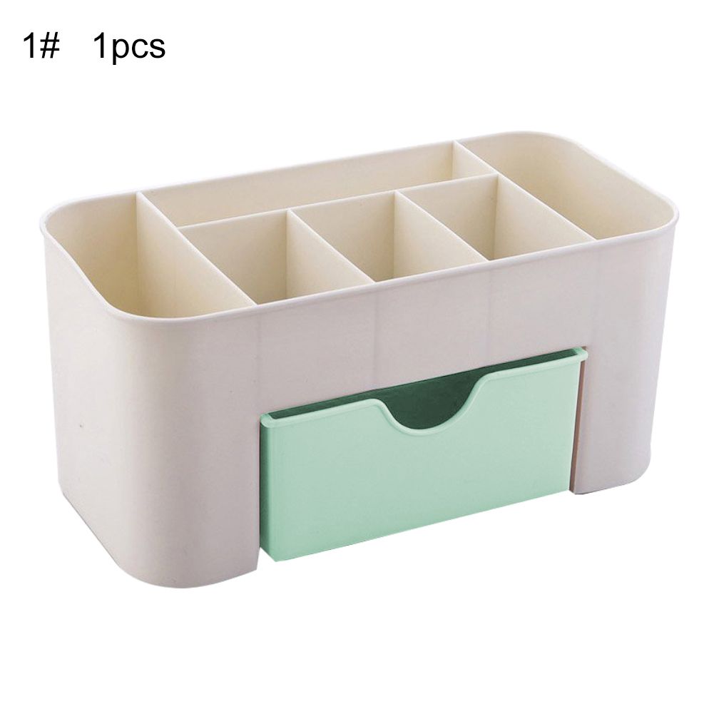 1/2Pcs Cosmetics Makeup Brush Holder Storage Drawer-Green