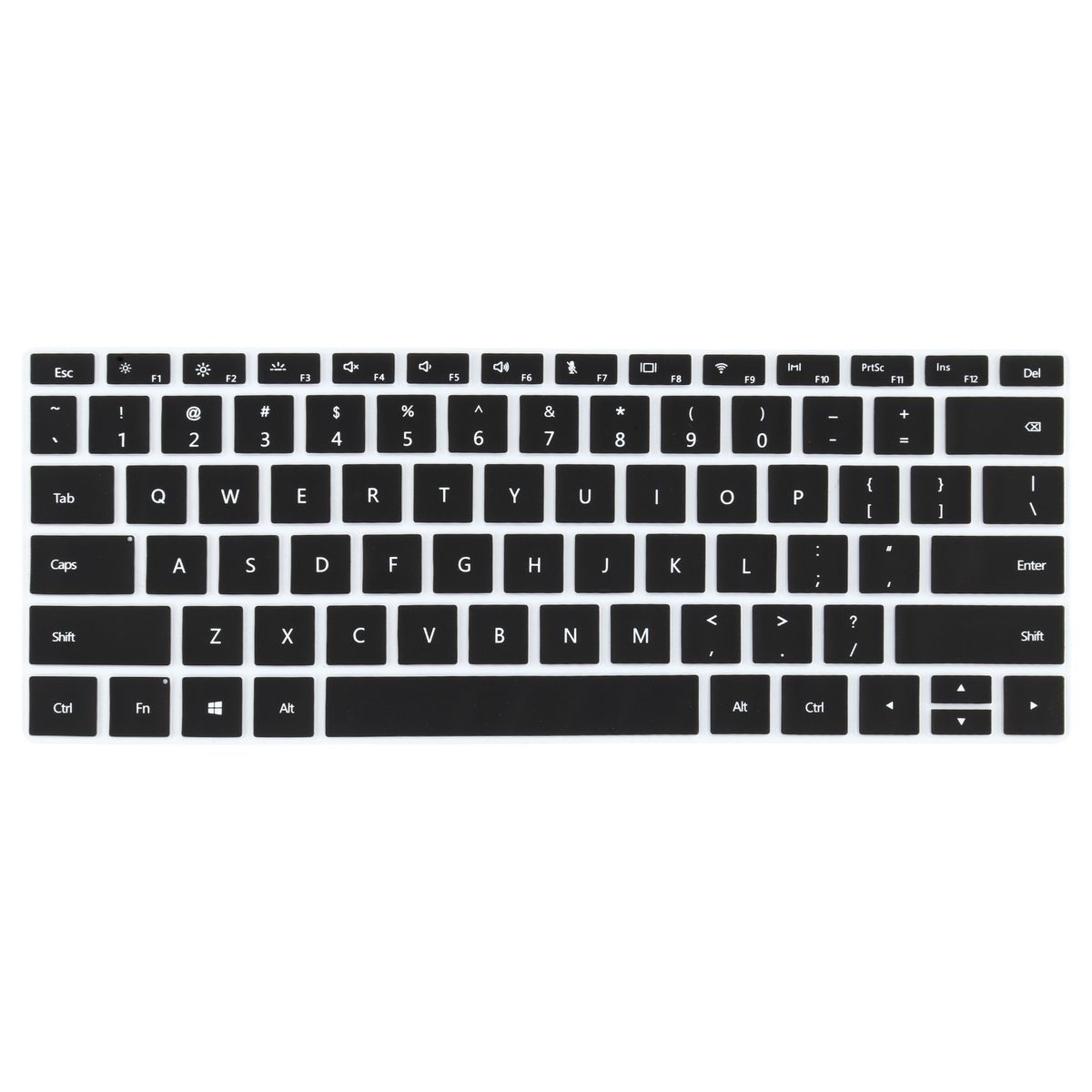 For Huawei MateBook 13 Inch Laptop Crystal Keyboard Protective Film (Black)