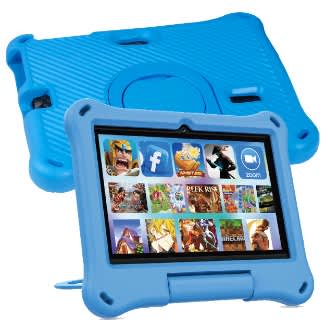 Modio M69 Kids Android Tablet - 7"HD - 128GB ROM - 6GB RAM - 5G WiFi - 3000mAh - Blue