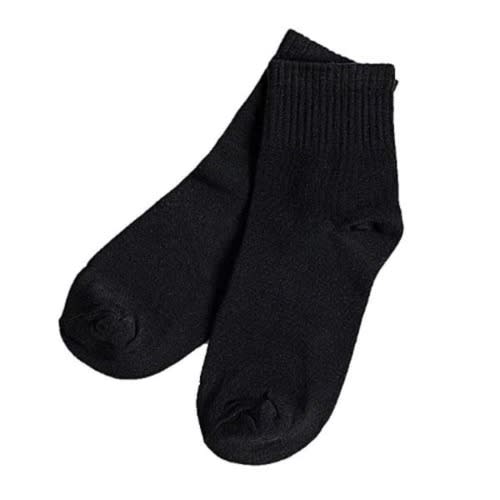 Socks For Boys And Girls - Black -Set Of 6