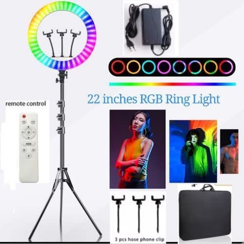 22 Inch Rgb Dimmable Led Ring Light
