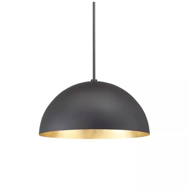 Dome Pendant Light -Black