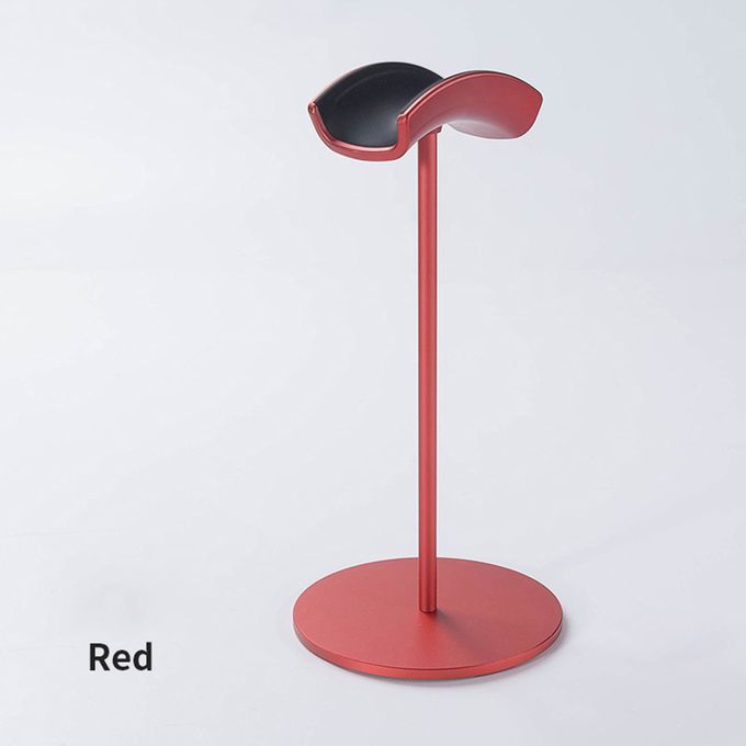 Headphone Stand Detachable Portable Stable Headset Holder Hanger Red