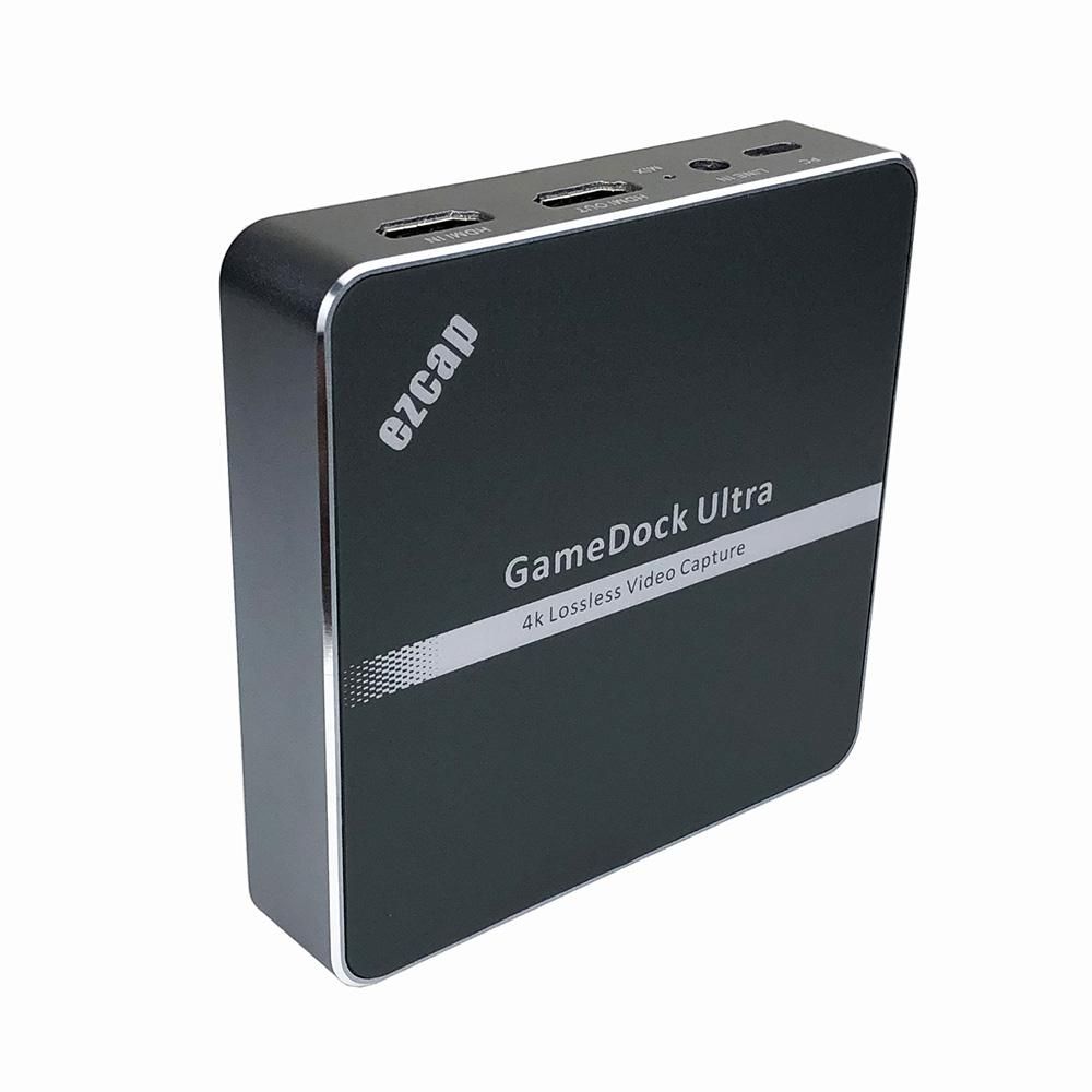 HD to Type-C Video Capture 4K60Hz HDR Pass-through 4K30Hz Capture Support Mic in Real-time Live Streaming Sync Output Audio&Video