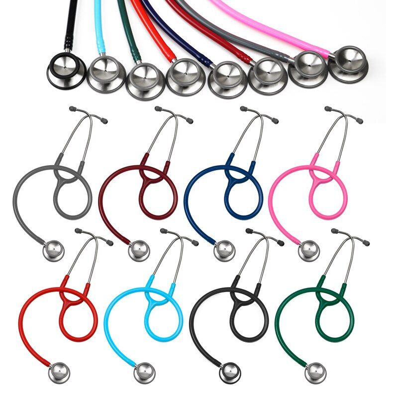 Classic Dual Head Medical Pediatric Adult Infant Child Estetoscopio For Doctor Nurse Vet Cardiology II Cute Stethoscope