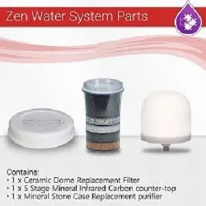 Ceramic Dome Filter, 5 Stage Filter & Mineral Stone Water Purifier Filter Replacement
