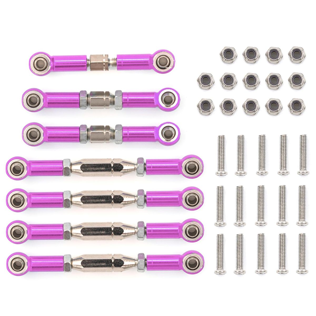 RC Car Pull Rod Aluminum Pull Rod for WLtoys 1/14 144001 RC Car Upgrades Parts Accessories