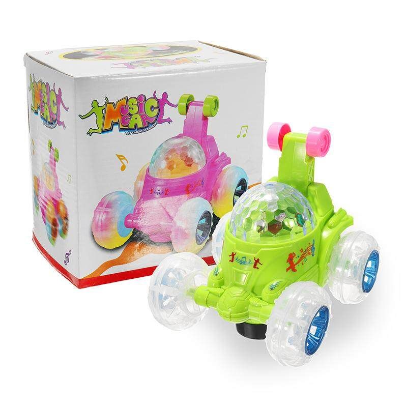 Kids Toy Electric All Direction Light Music Car Education Fun Musical Plaything