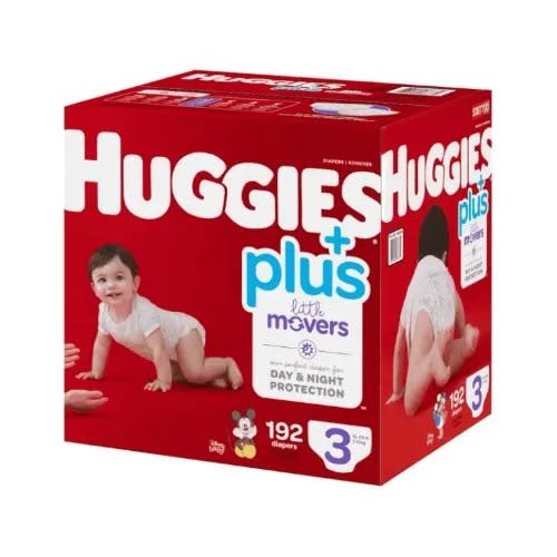 Little Movers Plus Babydiapers - Size 3 - 192 Count