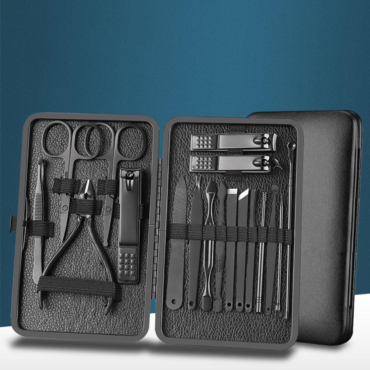 Manicure Cutters Nail Clipper Set Household Pedicure Kit Ear 18PCS