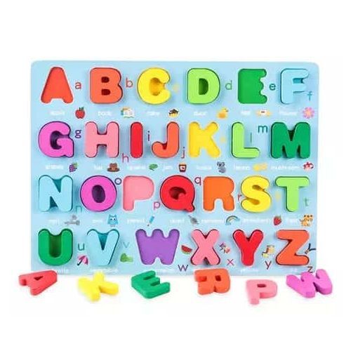 Montessori Learning Wooden Alphabet Board- Upper Case
