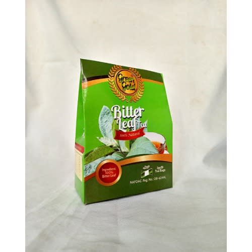 Green Gold Bitter Leaf Tea- 2g X 30 Tea Bags